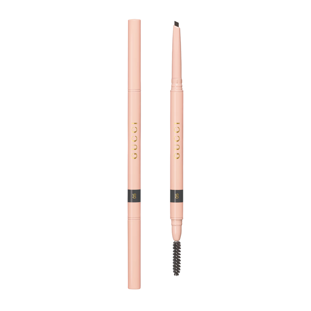 Gucci, Stylo A Sourcils, Vattentät, Dubbeländad, Ögonbrynnskrämkrita, 05, Grå, 0.09 g