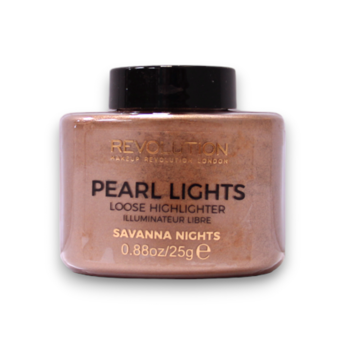 Makeup Revolution, Pearl Lights, Löst highlighterpuder, Savannnätter, 25 g