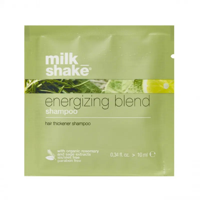 Milk Shake, Energizing Blend, Sulfatfri, Hårschampo, Förtjockning, 10 ml