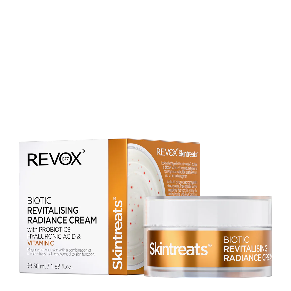 Revox B77, Skintreats Biotic, Revitalisering, Grädde, För ansiktet, 50 ml