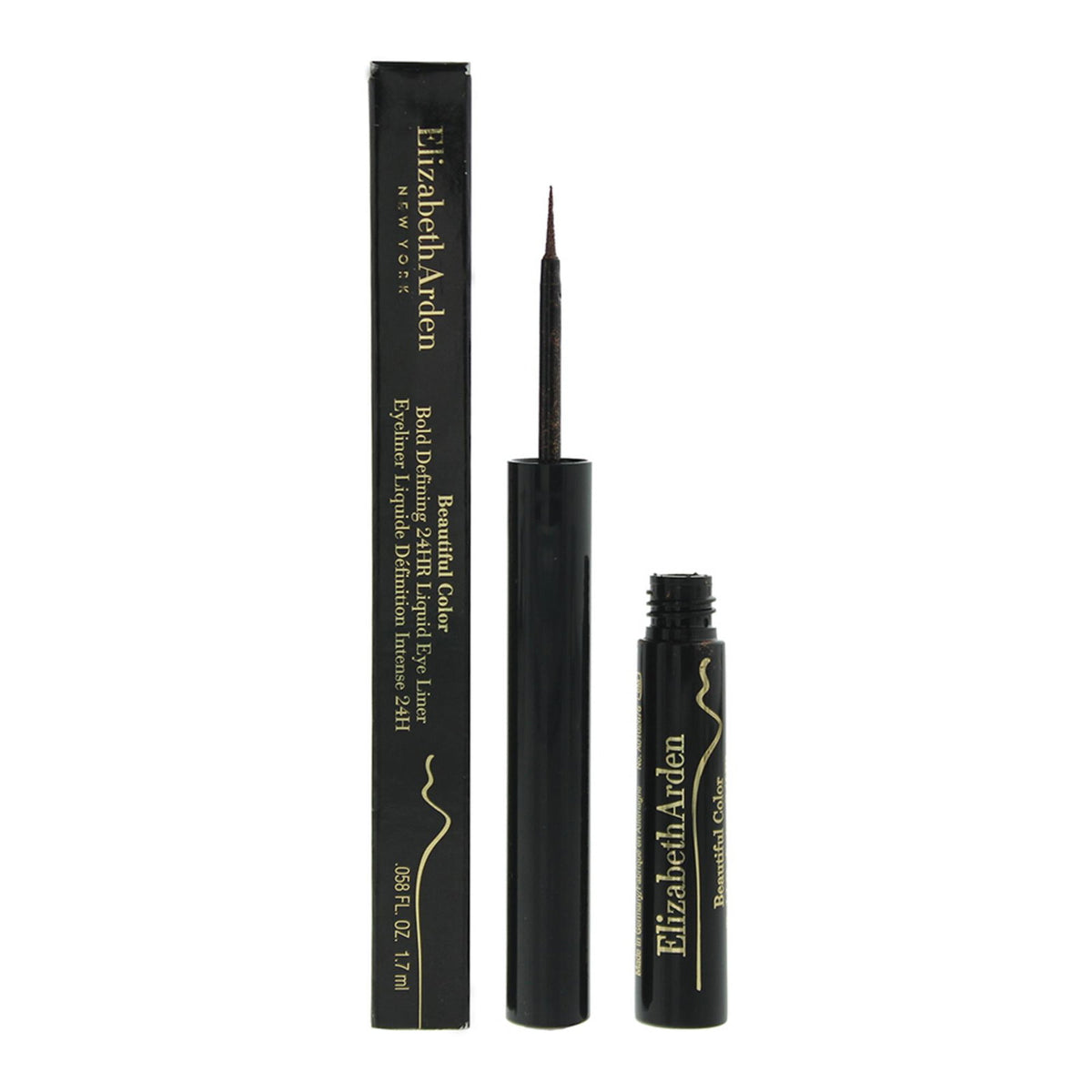 Elizabeth Arden, Beautiful Color, Filtpenna, Flytande eyeliner, 02, Förgyllt brun, 1.7 ml