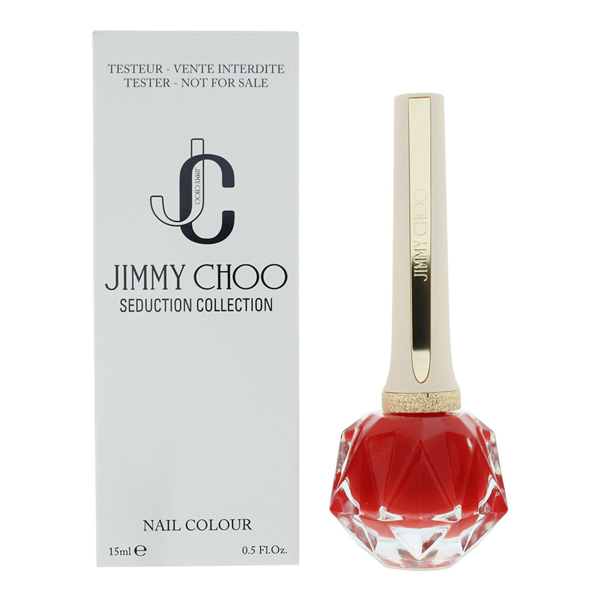 Jimmy Choo, Seduction, Glänsande, Nagellack, 004, Strålande korall, 15 ml