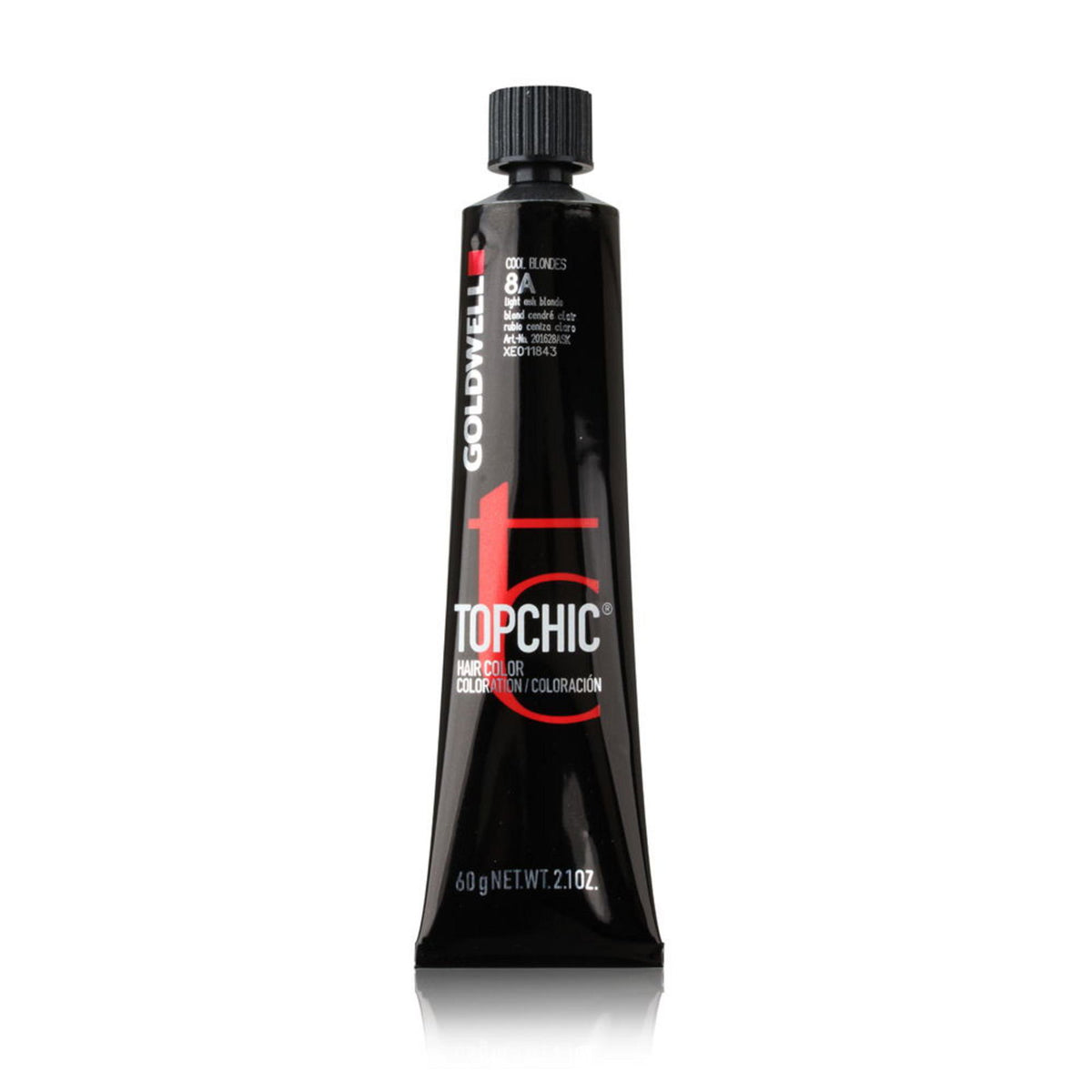 Goldwell, TopChic, Permanent hårfärg, 8A Light Ash Blonde, 60 ml