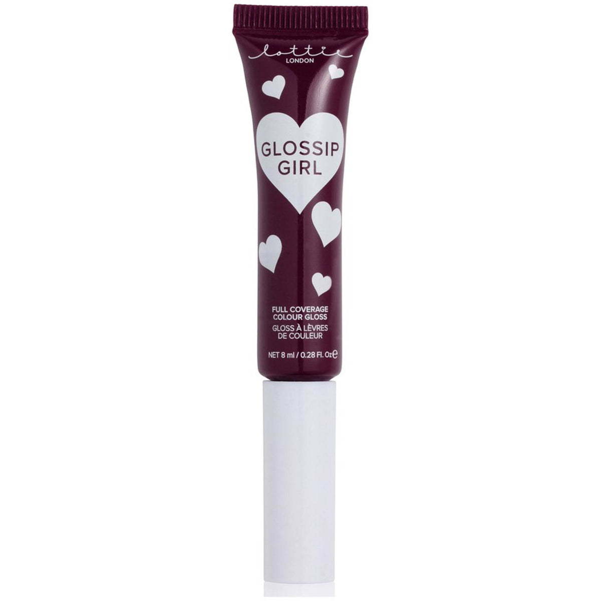 Lottie London, Gossip Girl, Icke-kladdig, Läppglans, Hype, 8 ml