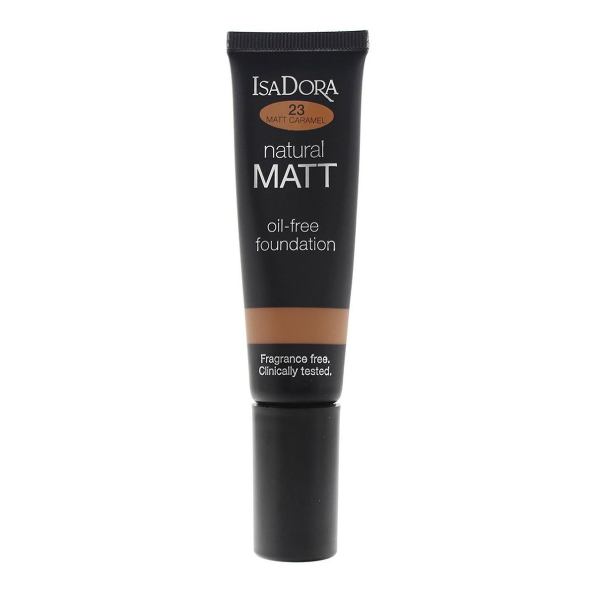 IsaDora, Natural Matt, Oljefri, Matt, Flytande foundation, 23, Karamell, 35 ml