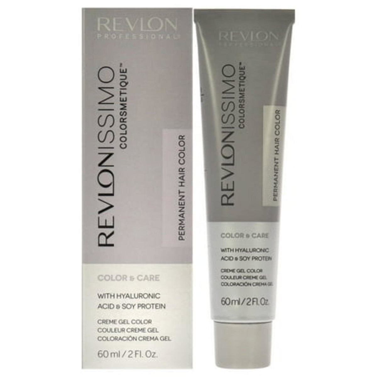 Revlon, Revlonissimo Colorsmetique, Hyaluronsyra, Permanent hårfärg, 7.43 Golden Copper Blonde, 60 ml