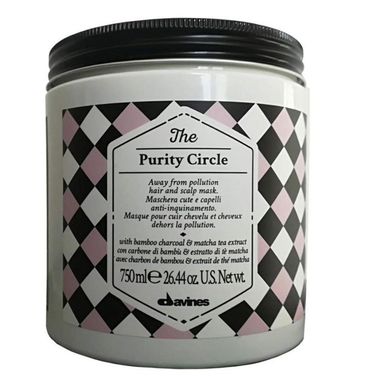 Davines, The Purity Circle, Hårbottenbehandlingskräm mask, Detoxification, 750 ml