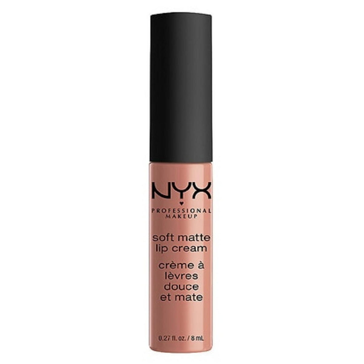 Nyx, Soft Matte, Djurförsöksfri, Läppkräm, Flytande läppstift, 02, Stockholm, 8 ml