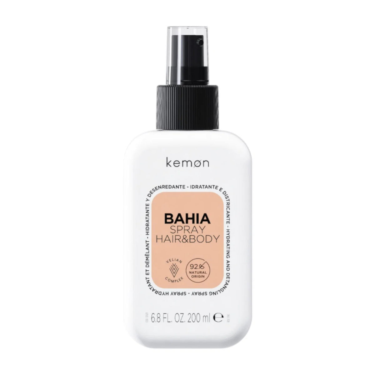Kemon, BAHIA SPRAY, Hårspraybehandling, Återfuktande, 200 ml