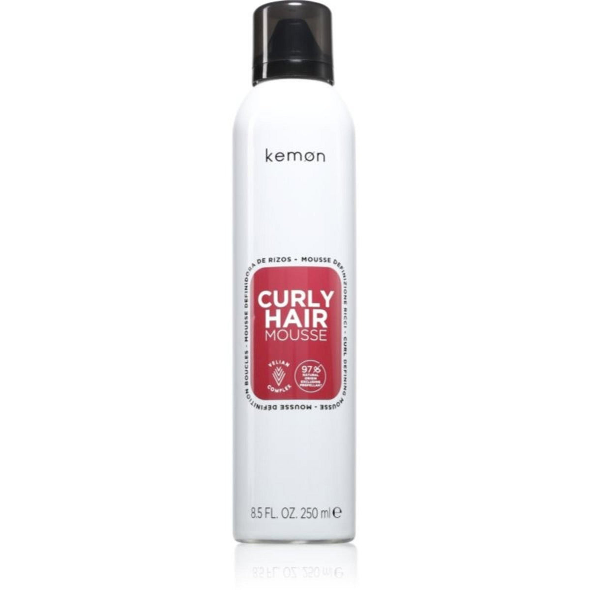 Kemon, Curly Hair Mousse, Hårstylingsmousse, Volym, Medium, 250 ml