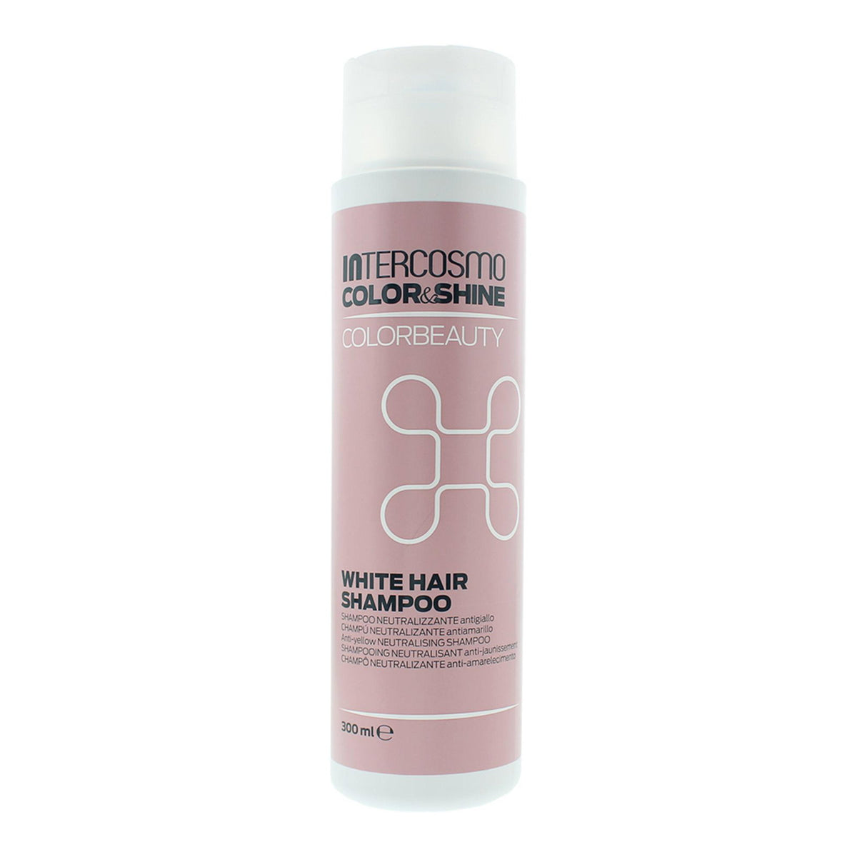 Intercosmo, Color & Shine, Hårschampo, För neutralisering av gula toner, 300 ml