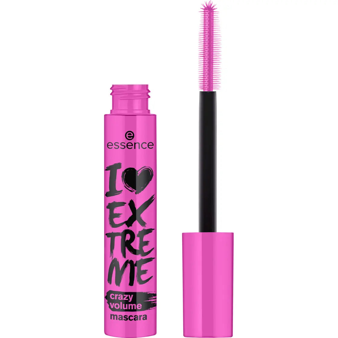Essence, I Love Extreme, Vattentät, Volym, Mascara, Svart, 12 ml