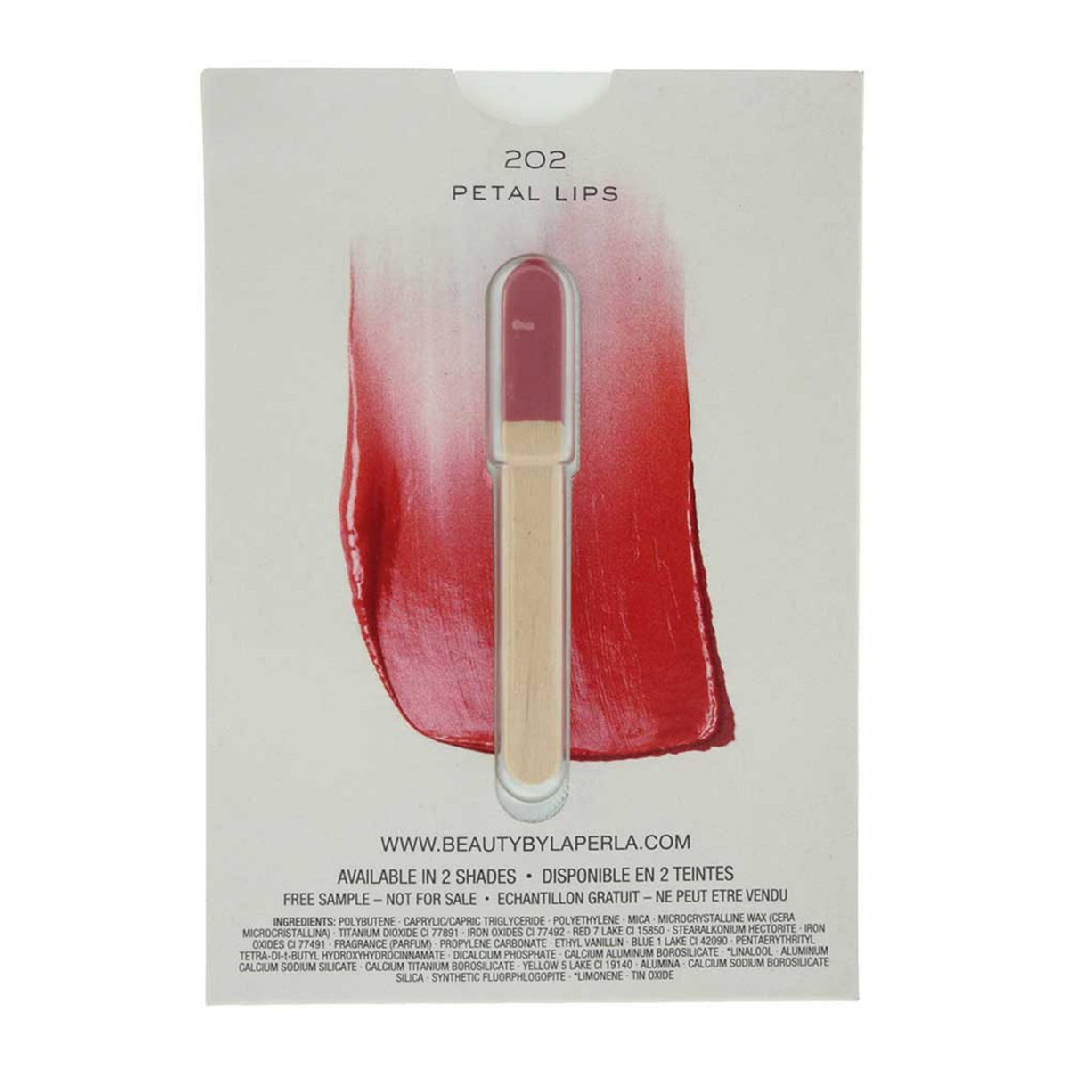 La Perla, Satin Lips, Krämigt läppstift, 202, Blomblad, 0.08 g *Prov