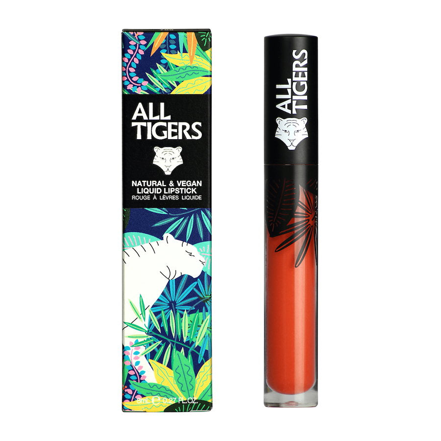 All Tigers, Natural & Vegan, Naturlig, Matt, Läppglans, 785, Hör mig ryta, 8 ml