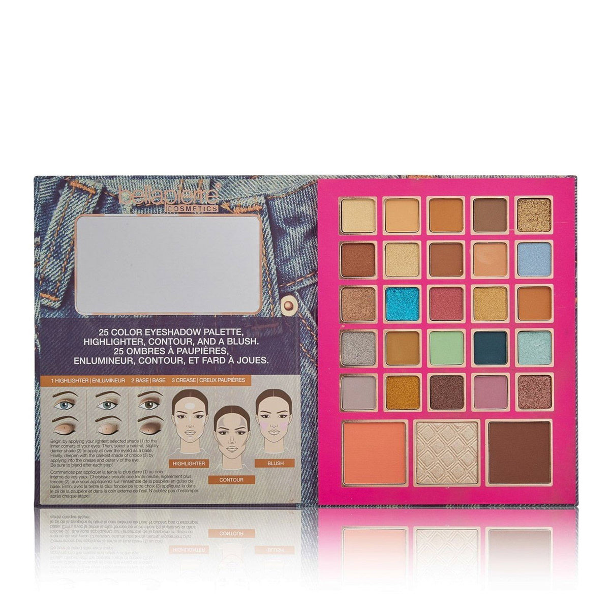 Bellapierre Cosmetics, 90's Glam, Fleranvändning, Ansiktspalett, 42.5