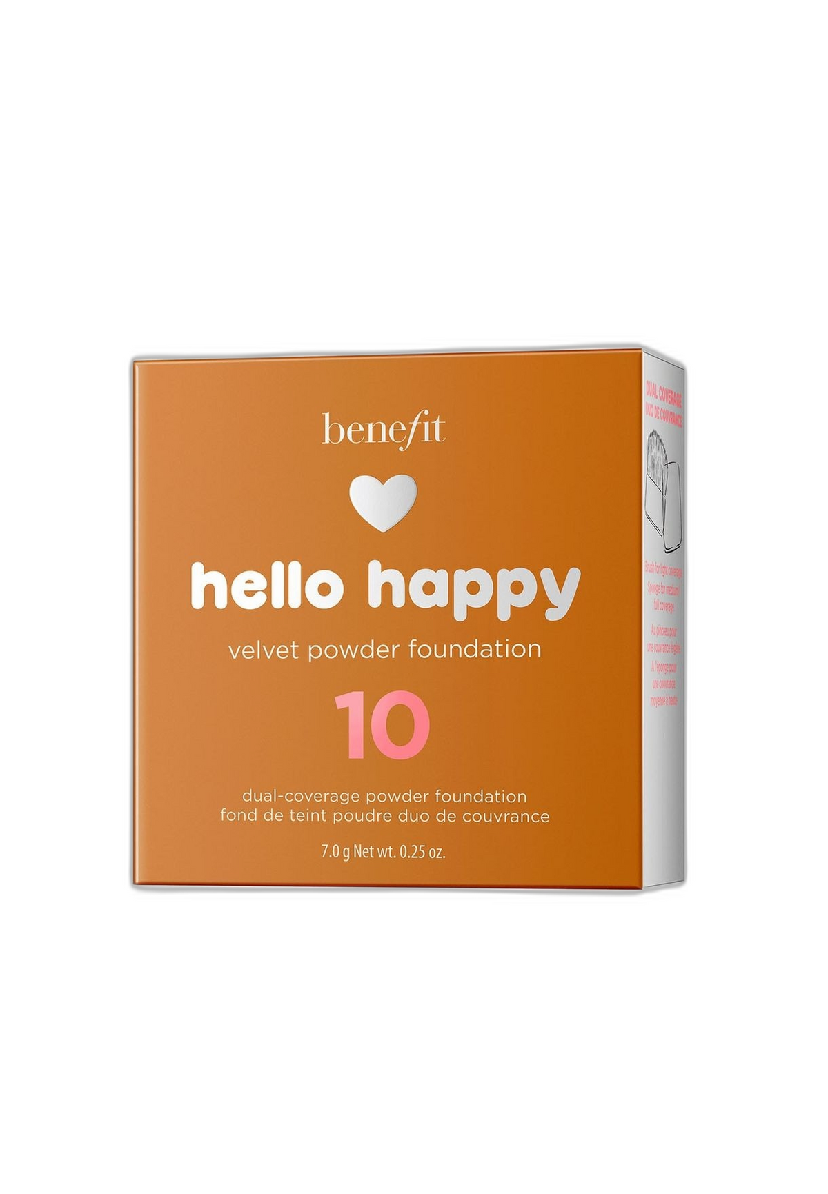 Benefit, Hello Happy Velvet, Mattgörande, Kompakt foundation, 10, Mörk, 7 g