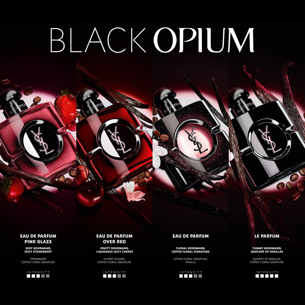 Yves Saint Laurent, Black Opium Over Red, För kvinnor, 30 ml