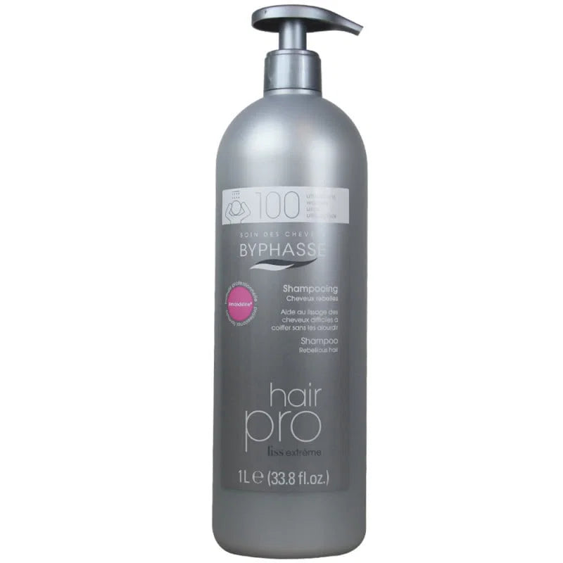 Byphasse, Pro Liss, Hårschampo, För utjämning, 1000 ml