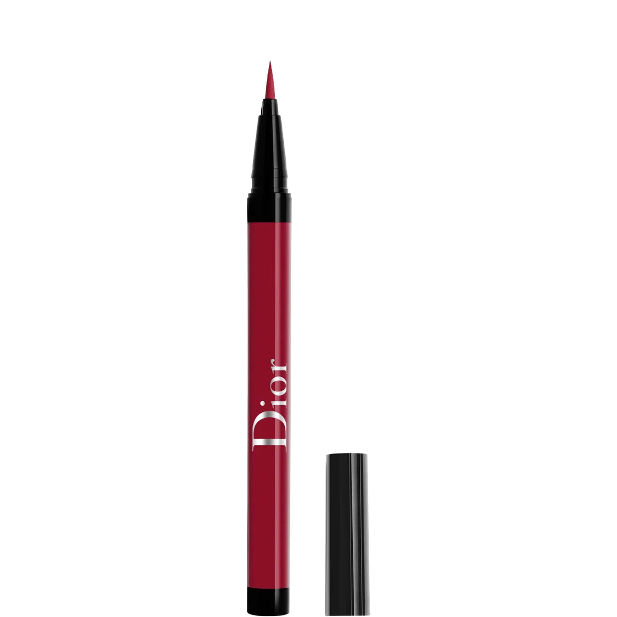 Christian Dior, Diorshow On Stage, Vattentät, Ultra-flexibel filtspets, Intensiv färg, Flytande eyeliner, 771, Matt vinröd, 0.55 ml