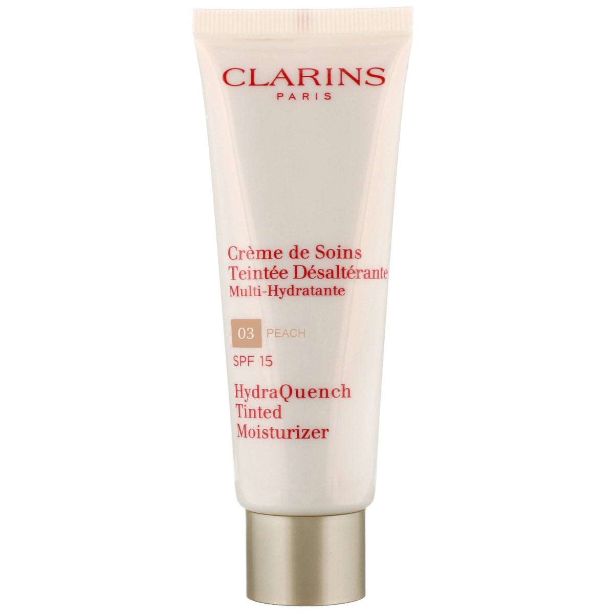 Clarins, Hydraquench, Återfuktande, Krämfoundation, 03, Persika, SPF 15, 50 ml