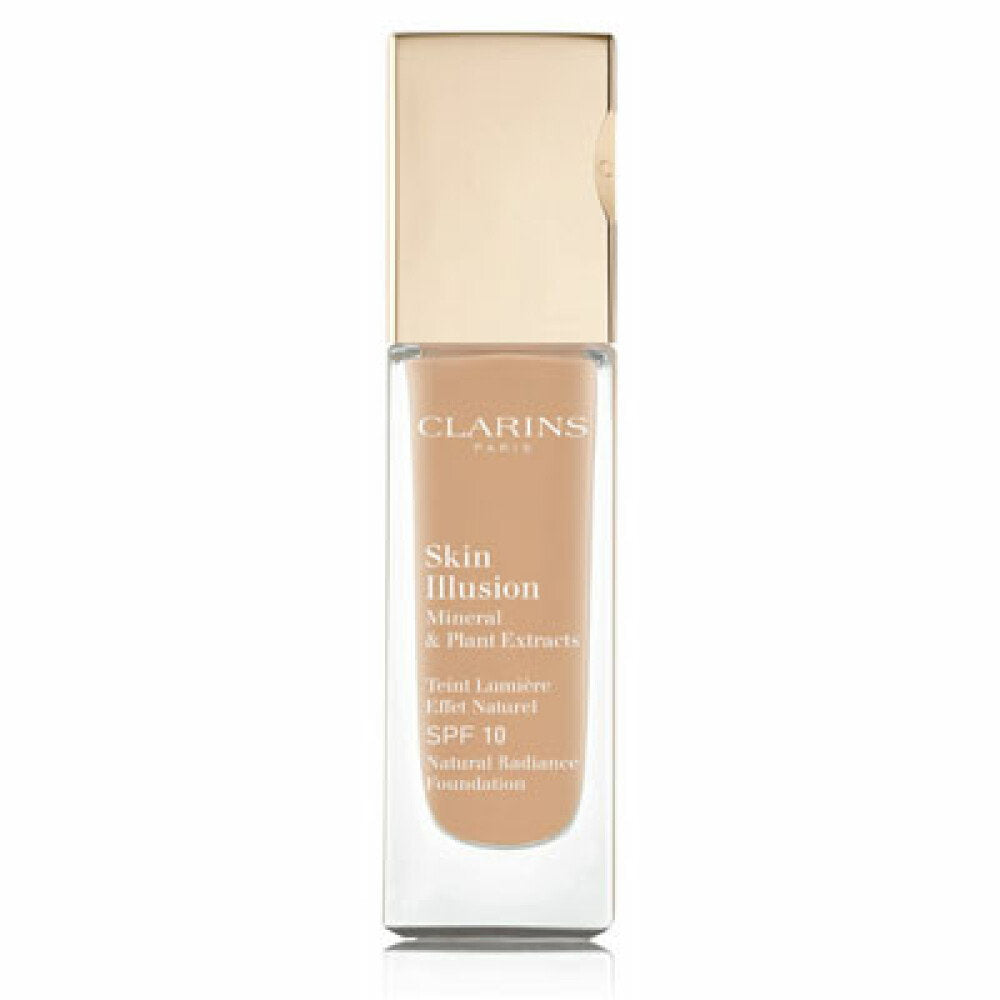 Clarins, Skin Illusion, Färgkorrigering, Flytande foundation, 110, Honung, SPF 15, 15 ml