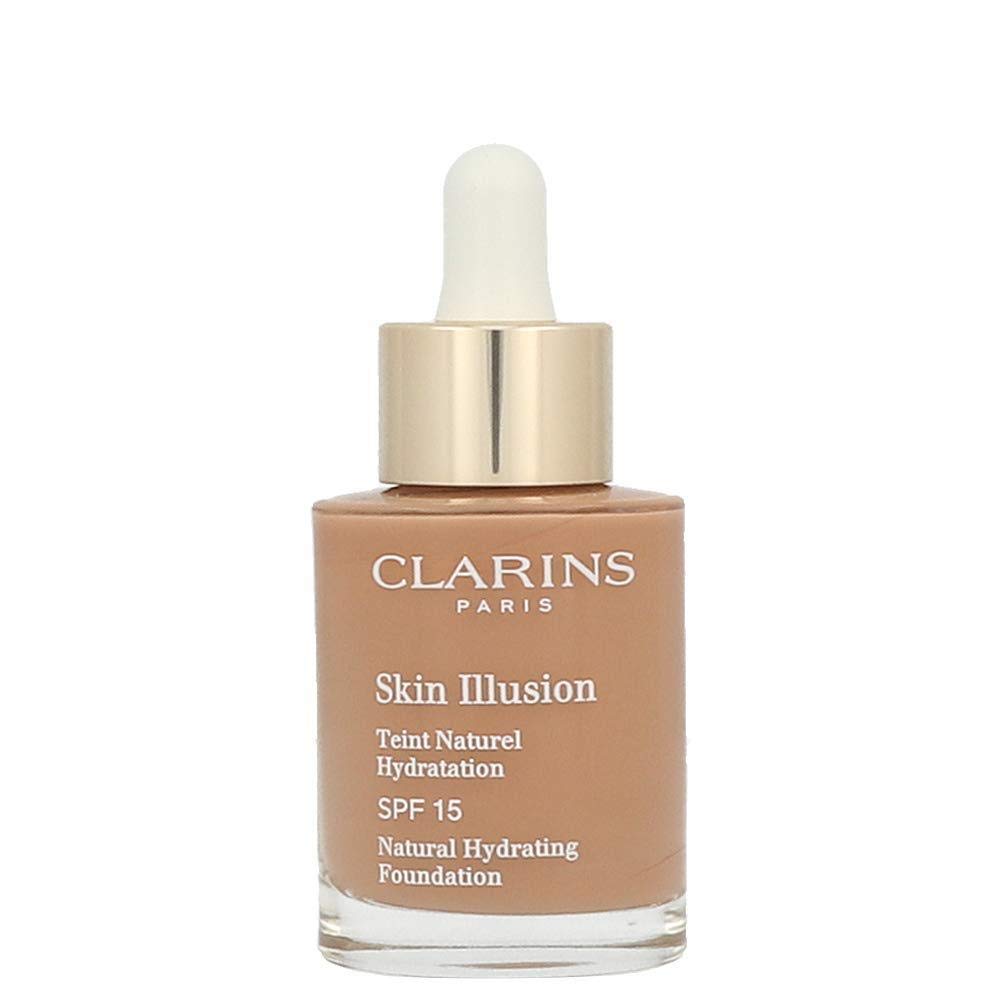 Clarins, Skin Illusion, Färgkorrigering, Flytande foundation, 113, Kastanj, SPF 15, 30 ml