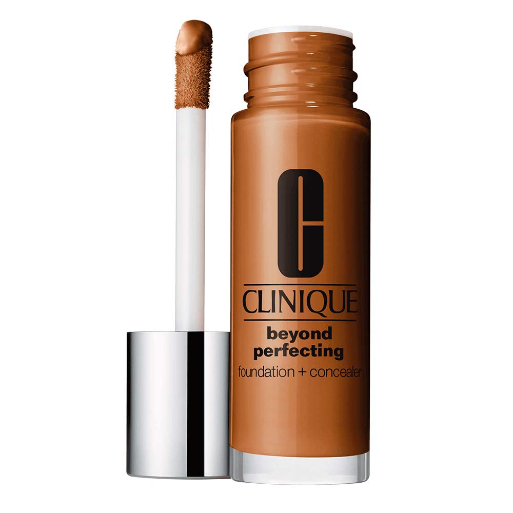 Clinique, Beyond Perfecting, Doftfri, Matt finish, Flytande foundation & concealer 2-i-1, CN 28, Kryddnejlika, 30 ml