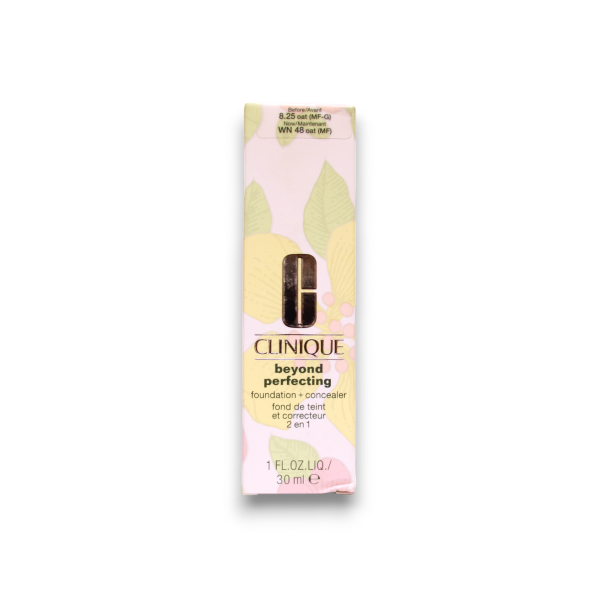 Clinique, Beyond Perfecting, Parabenfri, Matt finish, Flytande foundation & concealer 2-i-1, 48, Havre, 30 ml
