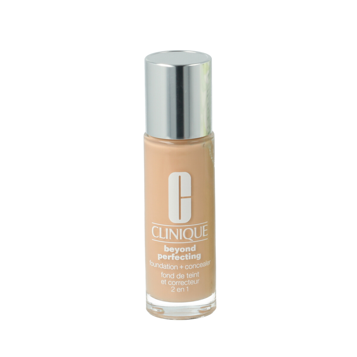 Clinique, Beyond Perfecting, Parabenfri, Matt finish, Flytande foundation & concealer 2-i-1, CN 18, Vispgrädde, 30 ml