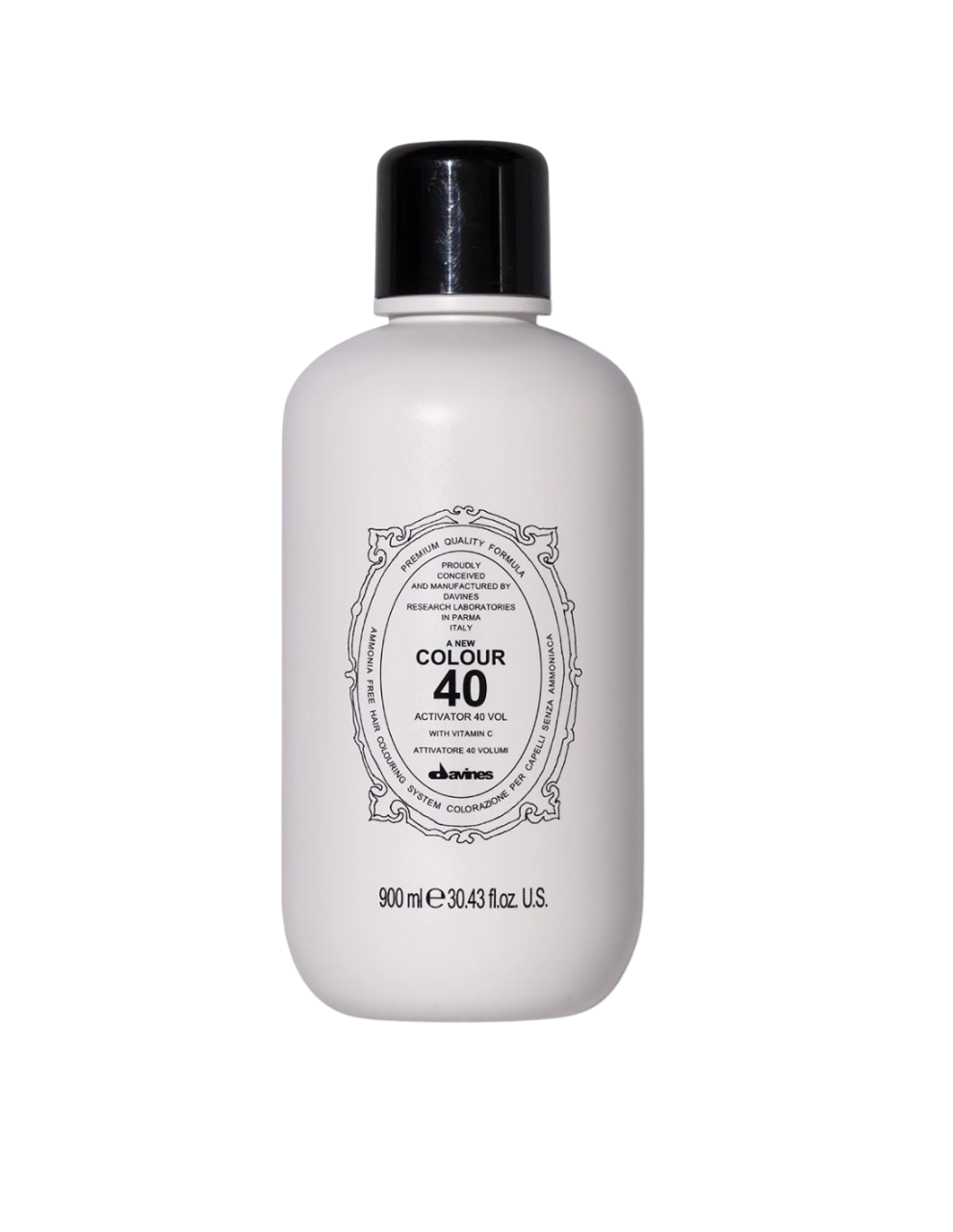 Davines, A New Colour, Väteperoxid, Hårfärg Aktiveringslotion, Återfuktande & färgbevarande, 40 vol, 900 ml