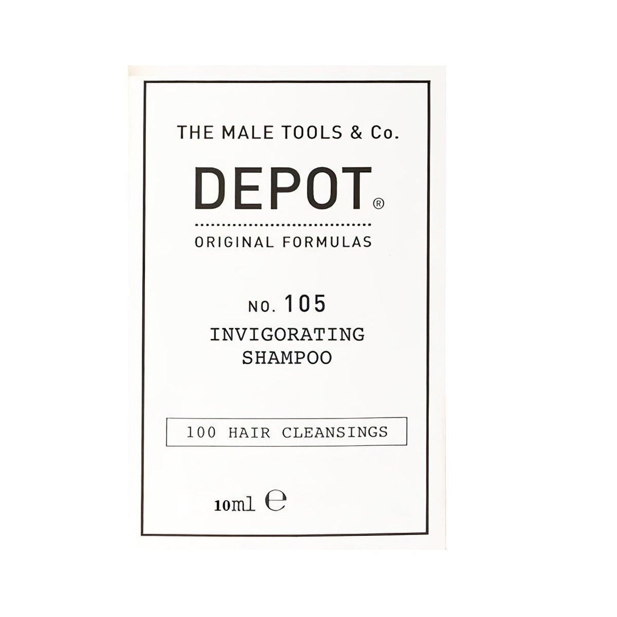Depot, 100 Hair Cleansing No. 105, Multivitamin Komplex, Hårschampo, Mot håravfall, 10 ml