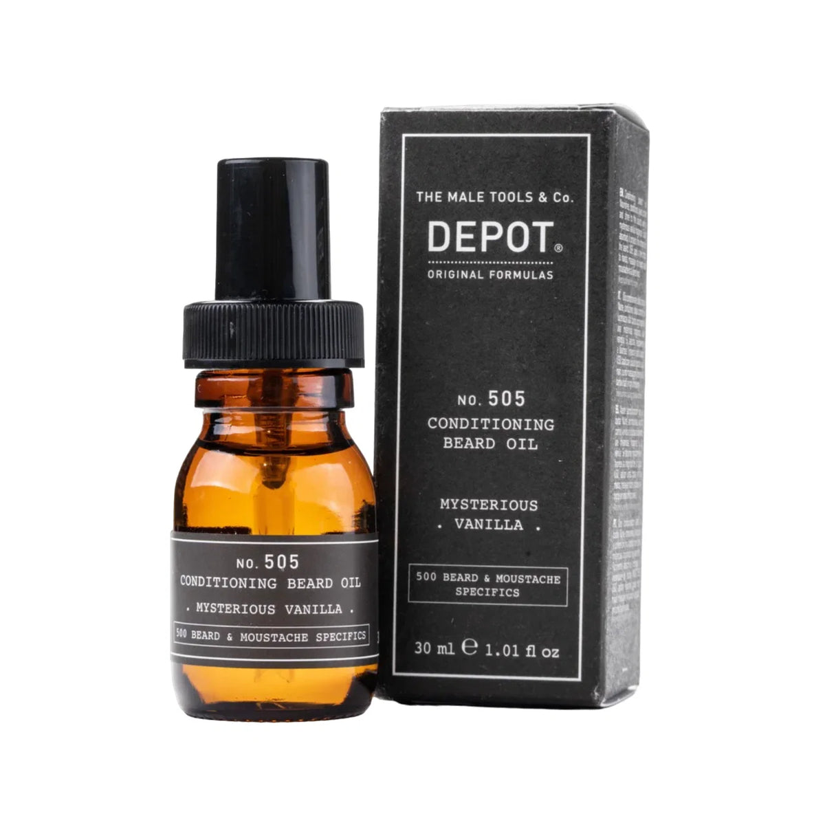 Depot No. 505 Beard & Mustache Skäggolja Mystisk Vanilj, 30 ml