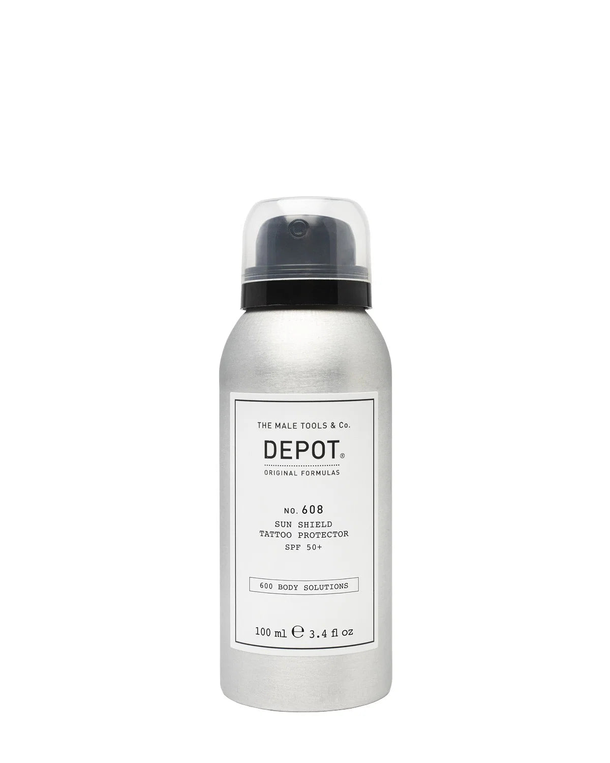 Depot, 600 Body Solutions No. 608, Sol skydd, Solkrämsspray, SPF 50+, 100 ml