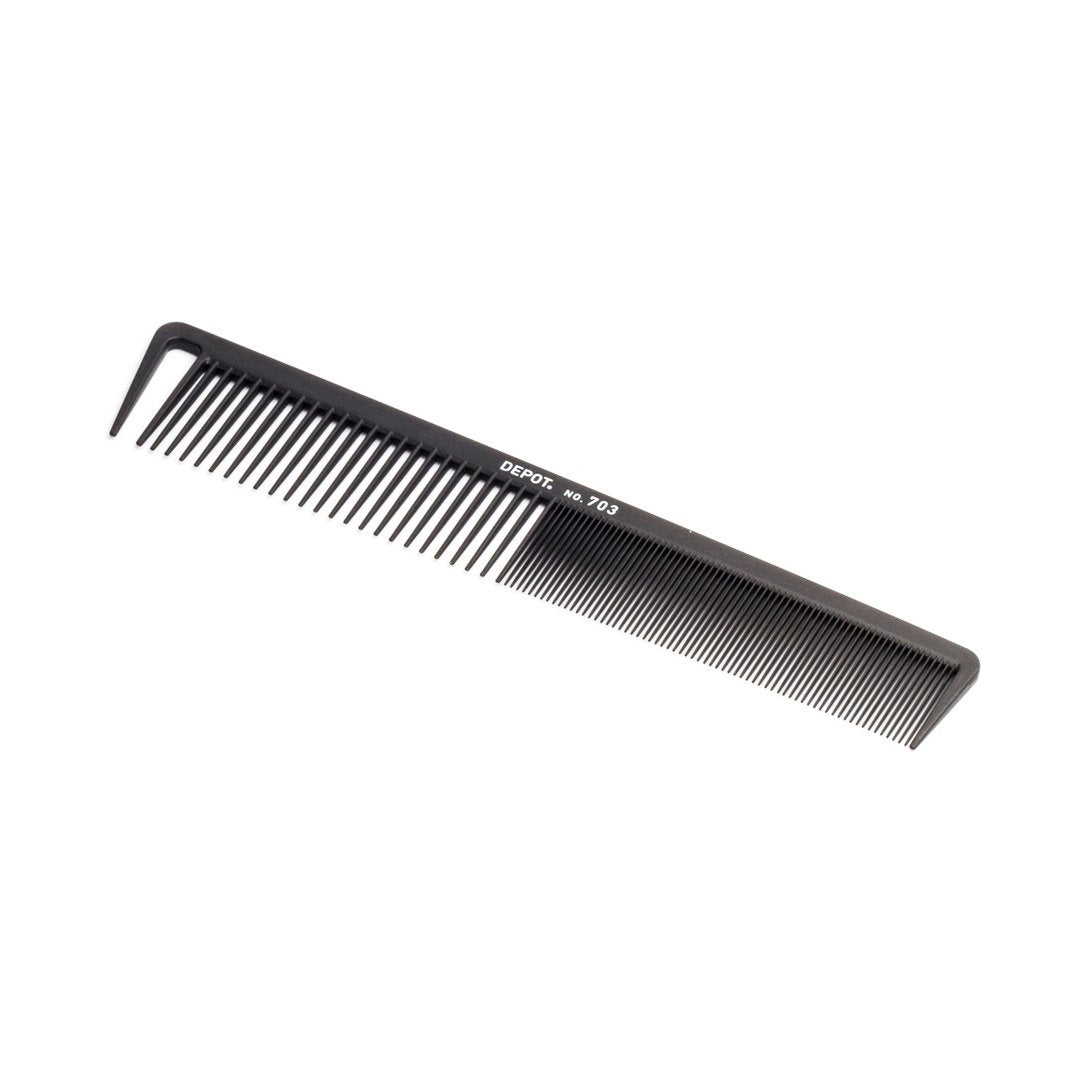 Depot, Accessories No. 703 Carbon, Plasthårkam, Svart