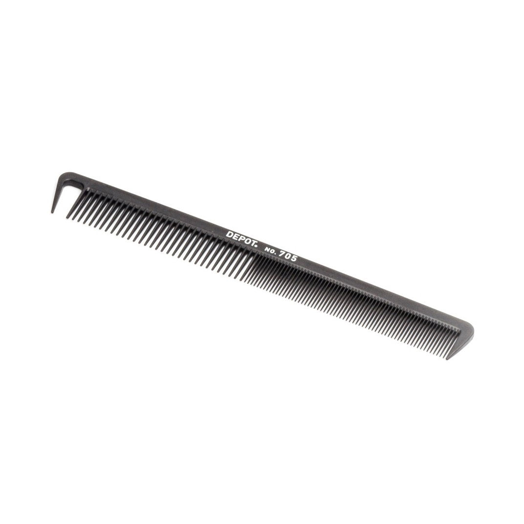 Depot, Accessories No. 705 Carbon, Plasthårkam, Svart