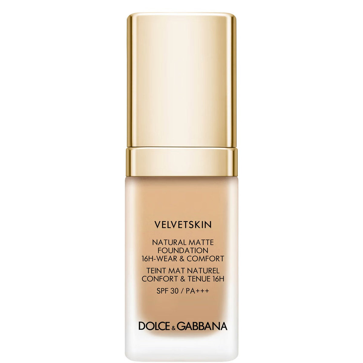 Dolce & Gabbana, Velvetskin, Matt, Flytande foundation, 340, SPF 30, 30 ml