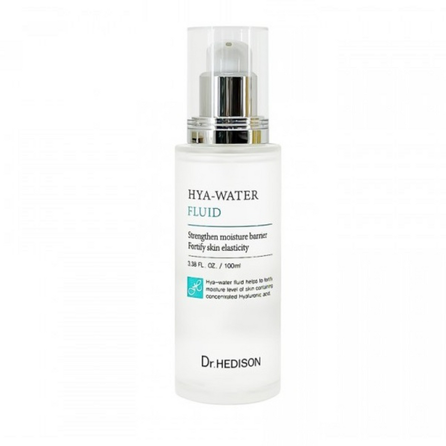 Dr. Hedison, Hya-Water, Hyaluronsyra, Hydrera & Stärk, Vätska, För ansiktet, 100 ml