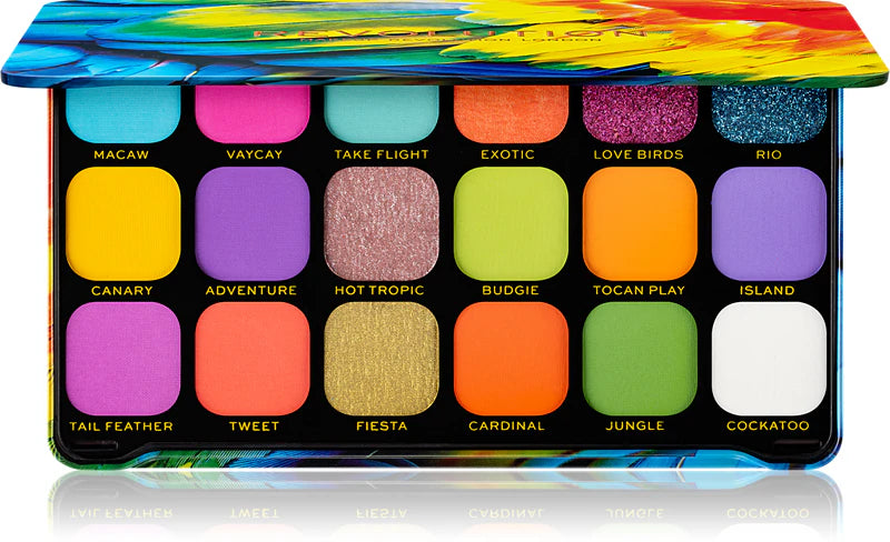 Makeup Revolution, Forever Flawless Allure Palette, Ögonskuggspalett, 18, 19.8 g