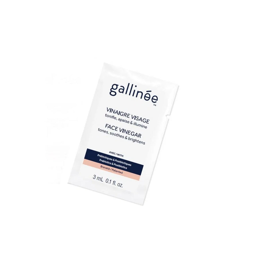 Gallinee, Microbiome Skincare, Äppelcidervinäger, Tonar/Lugnar & Ljusar upp, Tonic lotion, För ansiktet, 3 ml *Prov