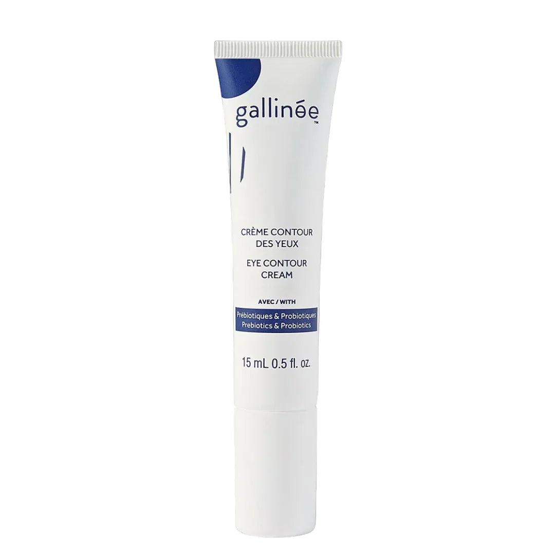 Gallinee, Microbiome Skincare Återfuktande, Dagligen, Ögonkräm, 15 ml