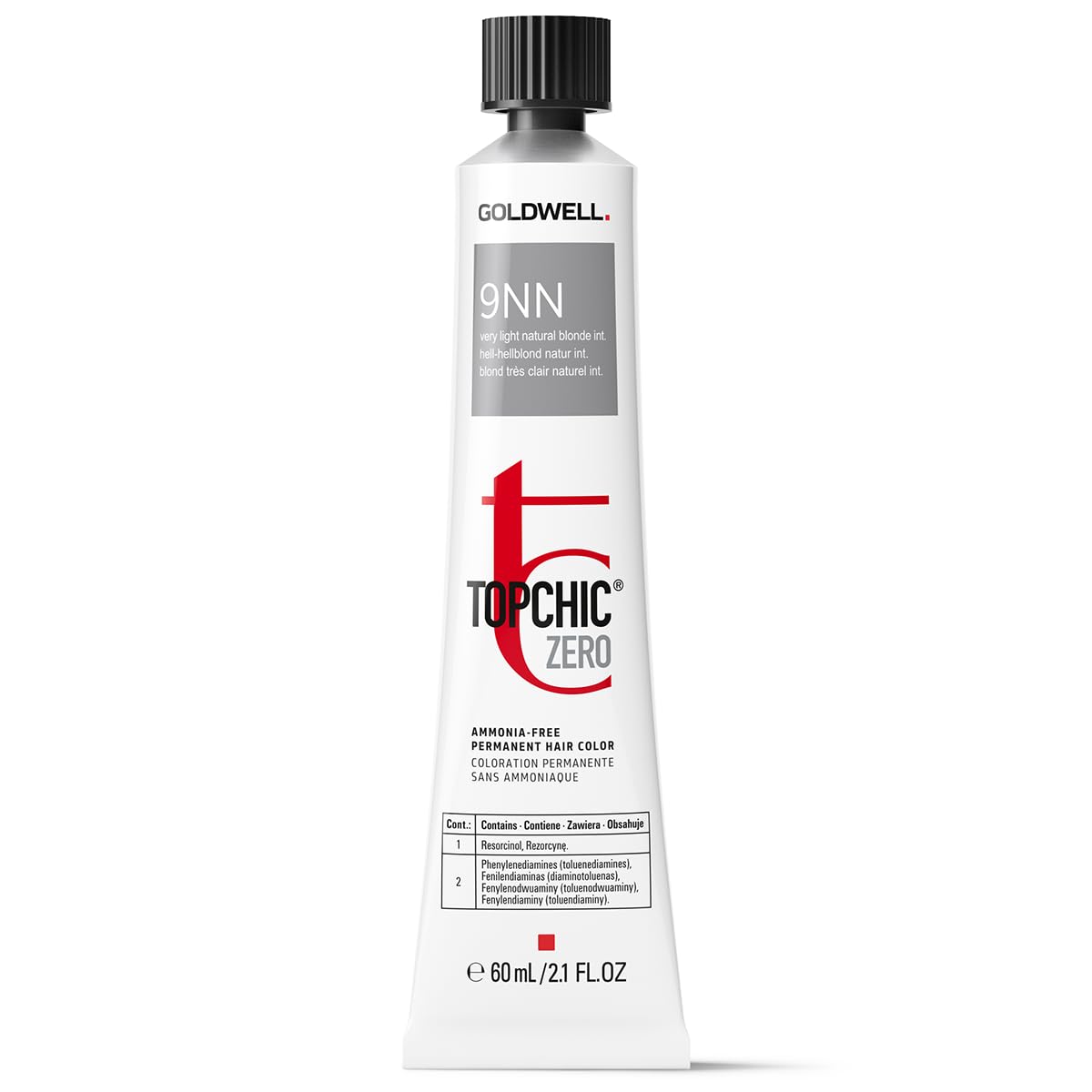 Goldwell, TopChic Zero, Permanent hårfärg, 9NN Very Light Natural Blonde, 60 ml