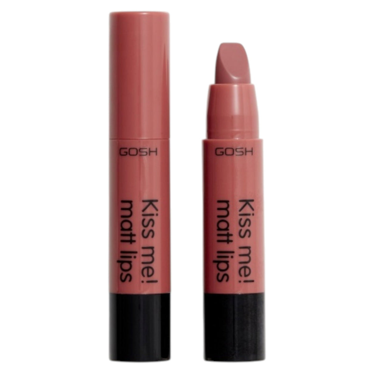 Gosh, Kiss Me!, Krämigt läppstift, 008, Natural Kiss, 2 g