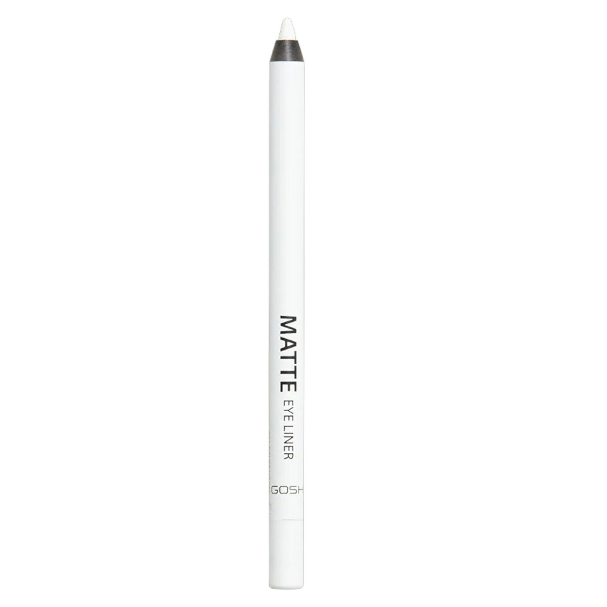 Gosh, Matte Eye Liner, Krämig penna, Kohl eyeliner, 001, Dover Vit, 1.2 g