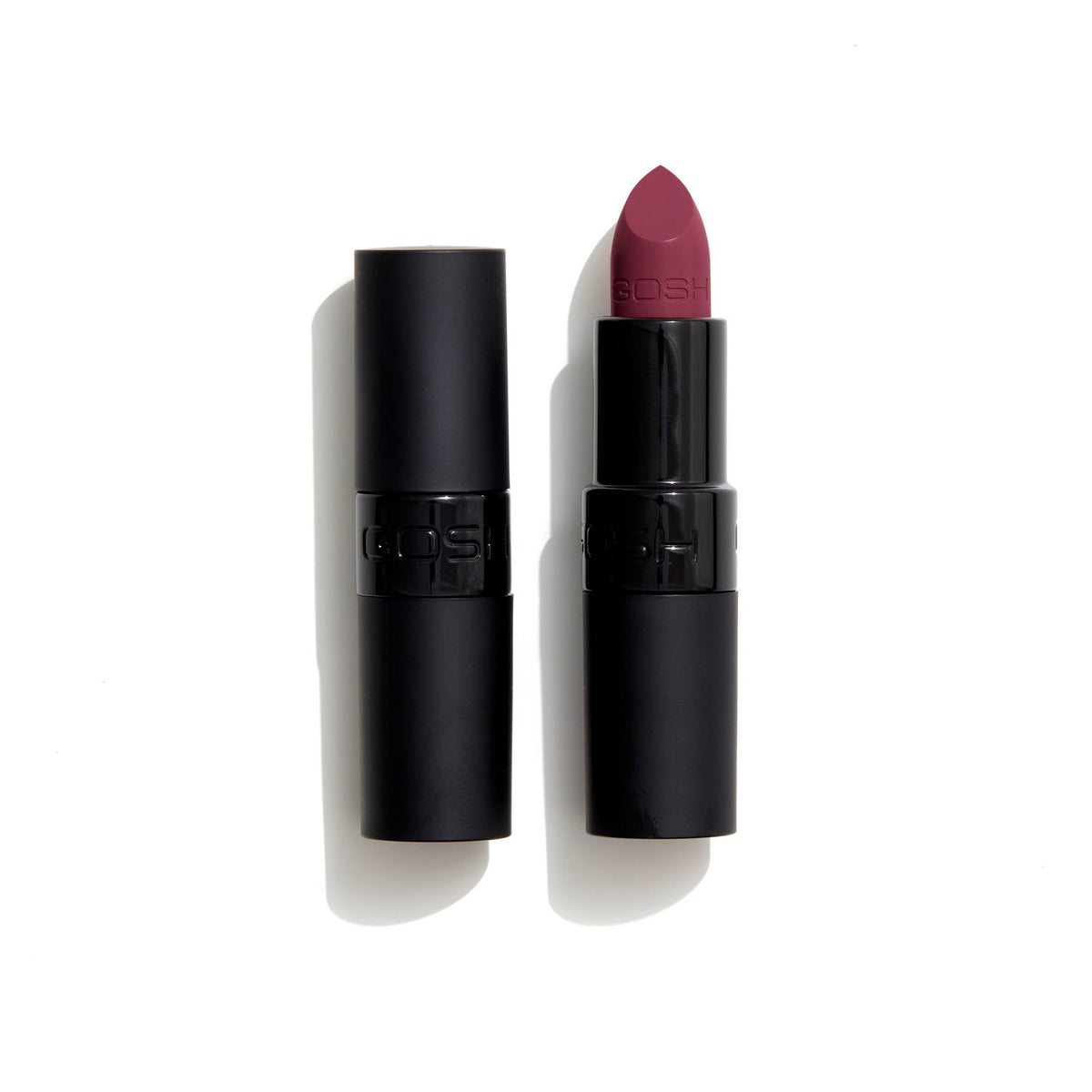Gosh, Velvet Touch, Krämigt läppstift, 025, Matt Mauve, 4 g