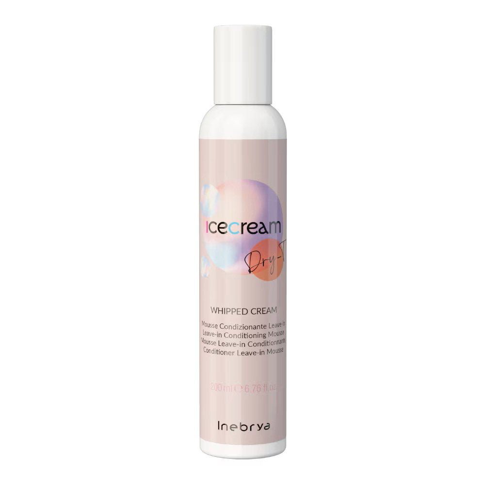 Inebrya, Ice Cream Dry-T, Leave-in balsam, Återfuktande, 200 ml