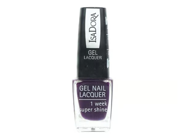 IsaDora, Gel Lacquer, Glänsande, Nagellack, 247, Lila passion, 6 ml