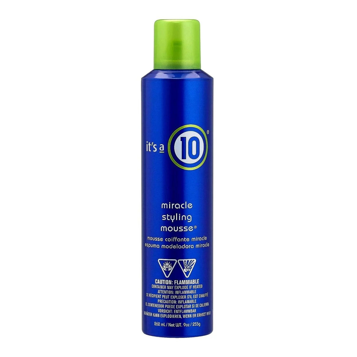 It's a 10, Miracle, Hårstylingsskum, För volym, Medium stadga, 262 ml