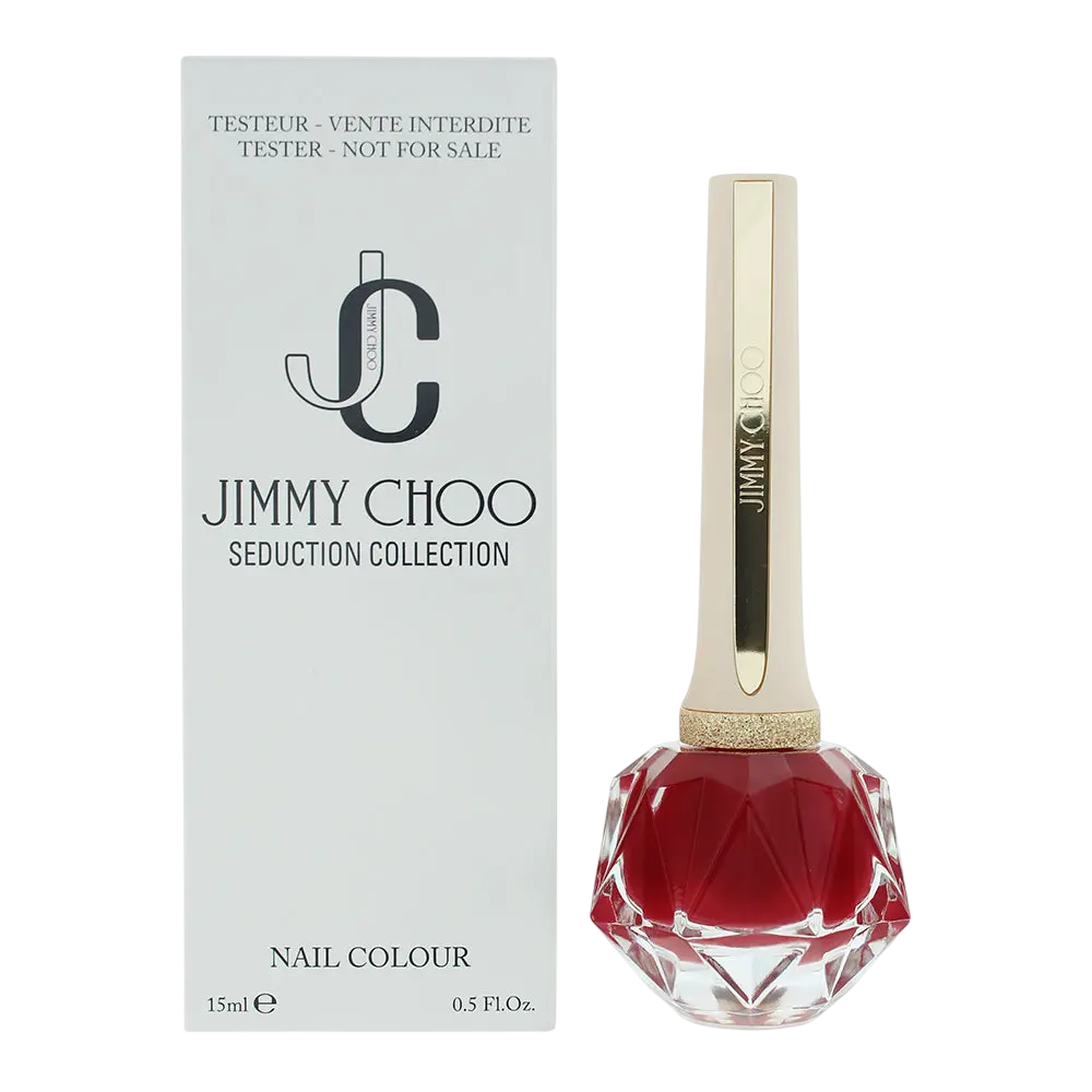 Jimmy Choo, Seduction, Glänsande, Nagellack, 001, Hollywood Red, 15 ml
