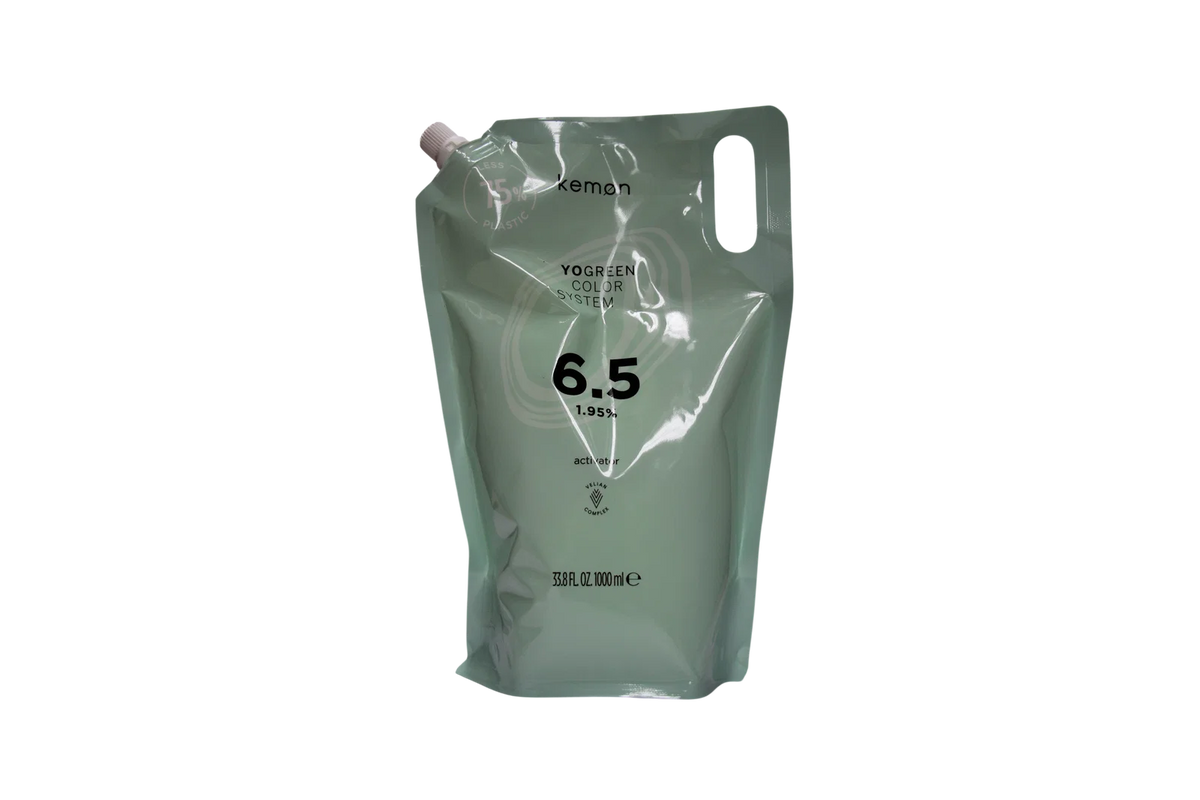 Kemon, Yo Green Activator, Hårfärg Aktiveringslotion, 6,5 vol, 1,95%, 1000 ml