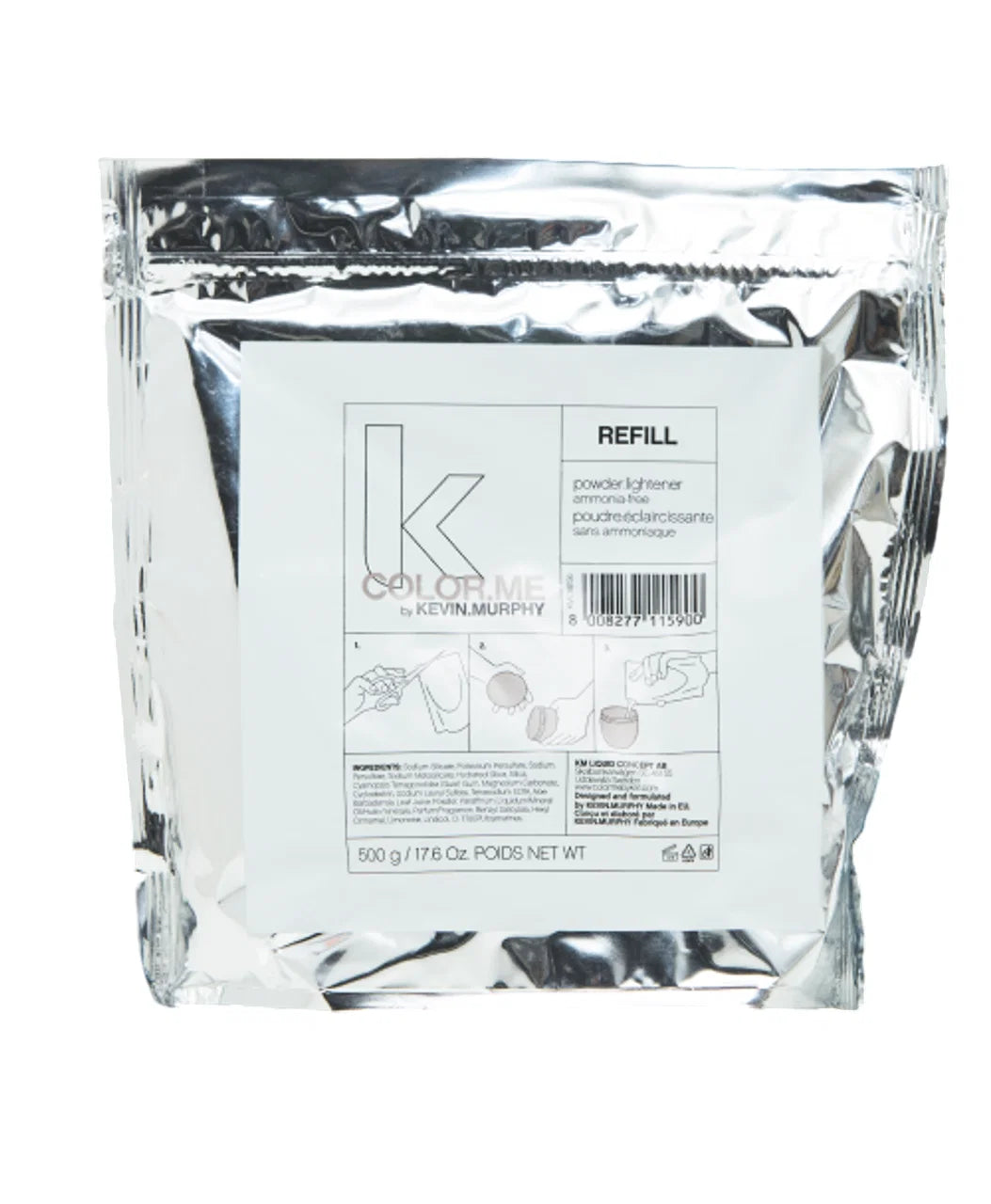 Kevin Murphy, Color.Me, Framhävning, Håroxideringspulver, Påfyllning, 500 g